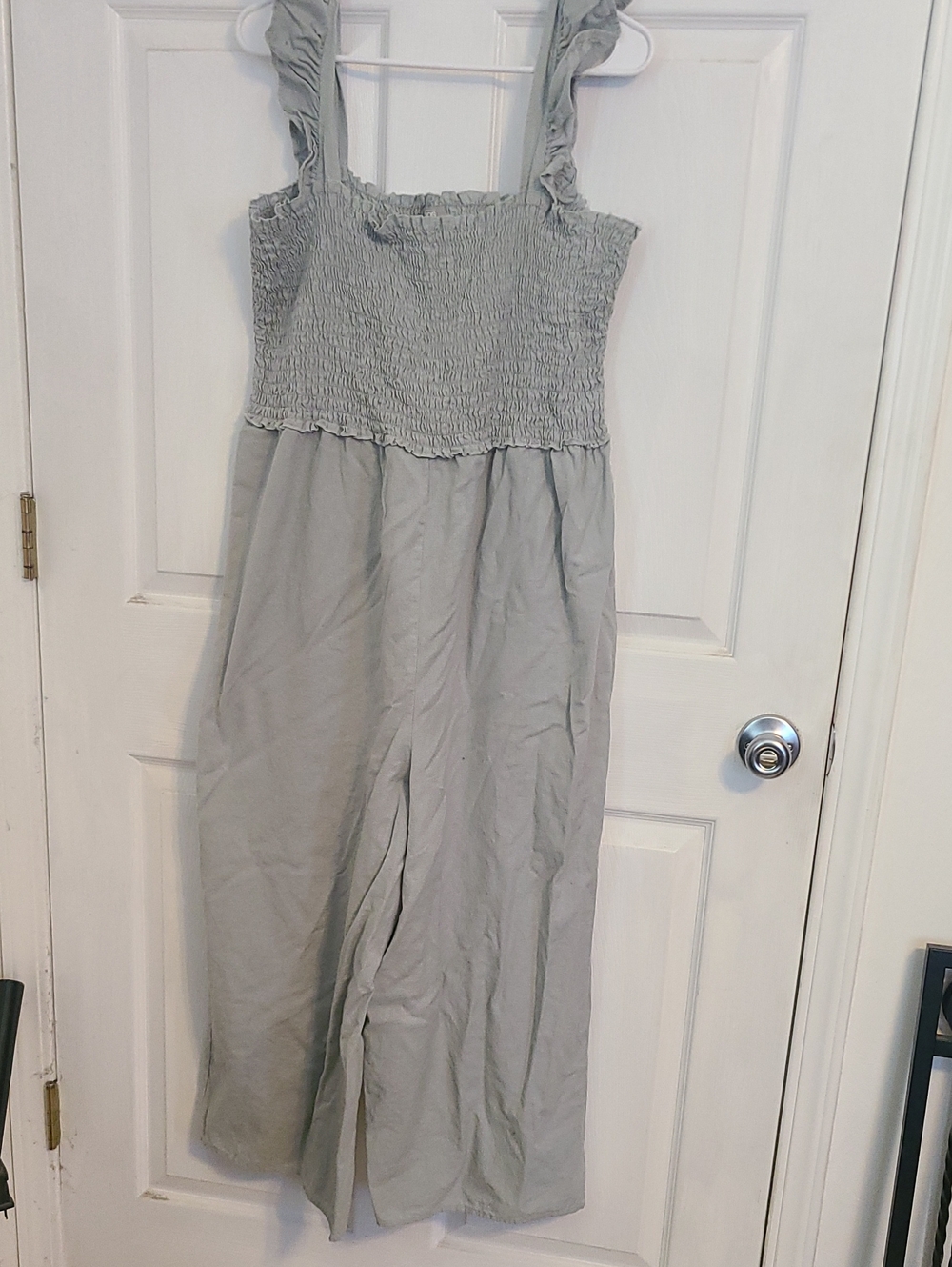 ASOS Sage Green Smocked Bust Jumpsuit